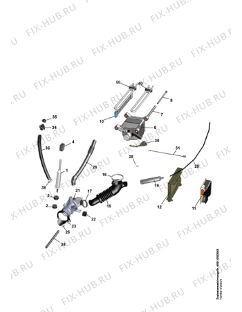 Взрыв-схема стиральной машины Aeg Electrolux LM50 - Схема узла Hydraulic System 272